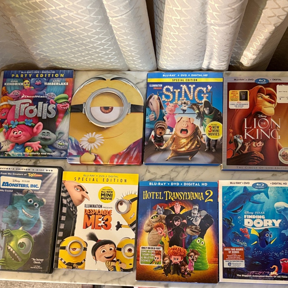 Animated Movie Blu-ray Set - Colorful Collection